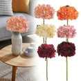 thumbnail image 1 of Curated Selection Shiogb European Style Retro Single Charred Edge Hydrangea Artificial Flower Bouquet Wedding Staircase Decoration Flowers Artificial Flowers, 1 Artificial Flower, C, 1 of 5