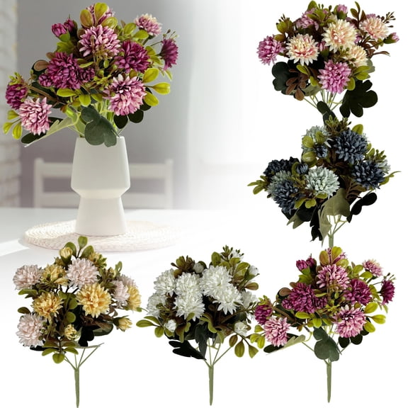 Curated Selection Shiogb High Grade Artificial Flowers Artificial Flowers Home Decoration Plastic Flowers Flowers Decorative Flowers, Blue