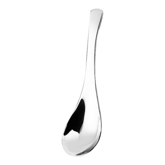 Curated Selection Shiogb Large Stainless Dinner Spoons Stainless Dinner Adult Deepen Thickened Large Capacity Soup Spoon, 410 Medium