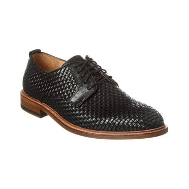 Curatore Plain Toe Leather Oxford, 10, Black