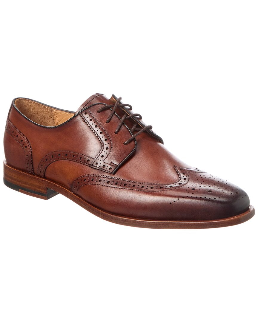 Curatore Wingtip Leather Oxford Men\'s Brown Mens 12 Classic‎ Style. The Royal Hand Craft Burgundy Wingtip Oxford Men Shoe  main image 4