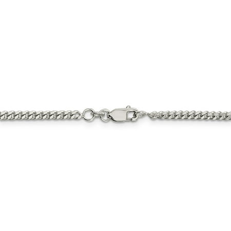 Curb Chain Necklace in .925 Sterling Silver
