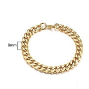GQ Curb Cuban Link Chain Bracelet for Men Women Couples Stainless Steel Wristbands 3mm to 11mm to Boyfreind husbands ZRB