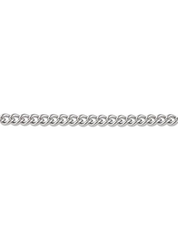 Curb Link Chain 2.5 mm Surgical Stainless Steel (Priced per Foot) -