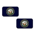 thumbnail image 1 of Curb-N-Sign 2 Reflective Vinyl Decals, 3x5in, (Navy Logo), 1 of 2
