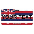 thumbnail image 1 of Curb-N-Sign® Custom License Plate, Made in USA Aluminum Composite Material Personalized License Plate for Car, Custom Front License Plate (6x12 Inches), Hawaii, 1 of 7