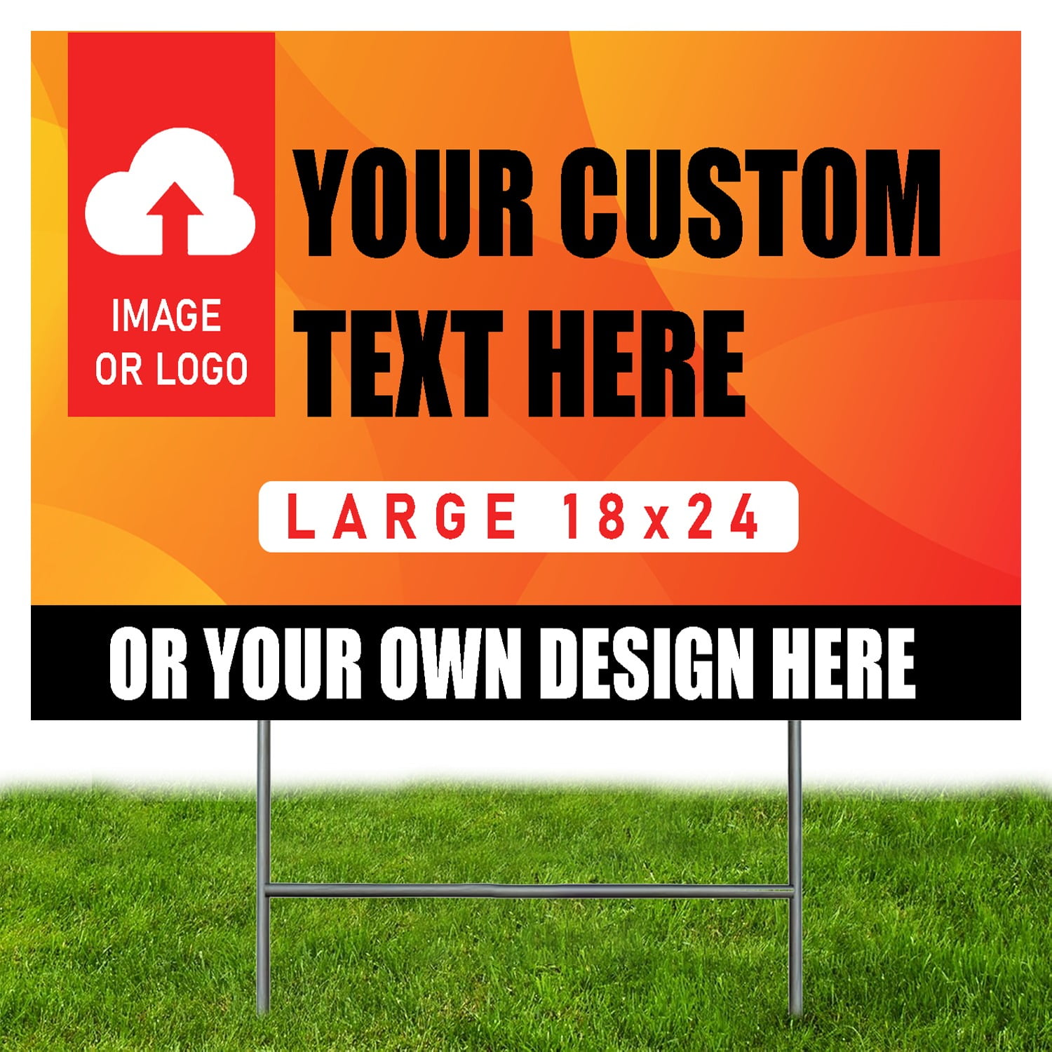 CurbNSign® Custom Yard Signs, Make your own Custom Sign for Business