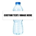 thumbnail image 1 of Curb-N-Sign® Personalized Water Bottle Labels, Customize Waterproof Water Bottles Stickers - Labels for Business, Weddings, Birthday and Anniversary 300PCS (Your Custom Design, 9 x 2 Inch), 1 of 7