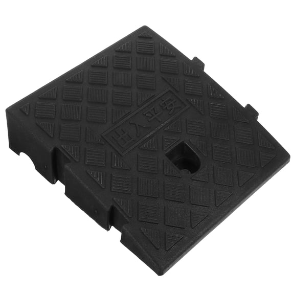 Supvox Versatile Black Plastic Ramp for Vehicles with Anti Slip Surface and Easy Installation