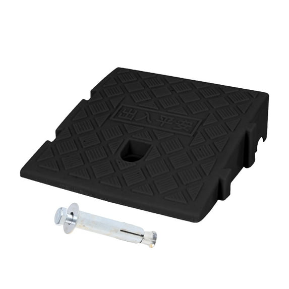 Curb Ramps, Portable Lightweight Plastic Driveway Curb Ramps for Loading Docks Driveway Vehicles SUV Truck