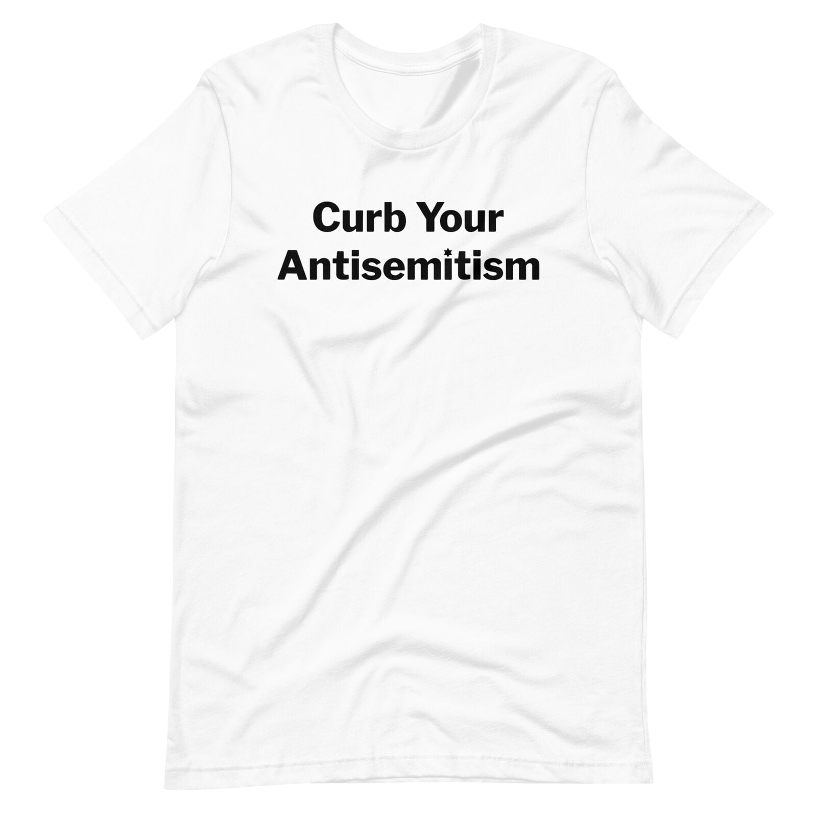 Curb Your Antisemitism Stand Against Hate And Discrimination T-Shirt ...