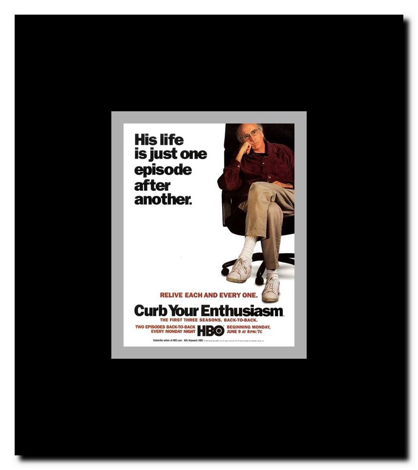 Curb Your Enthusiasm Framed Movie Poster
