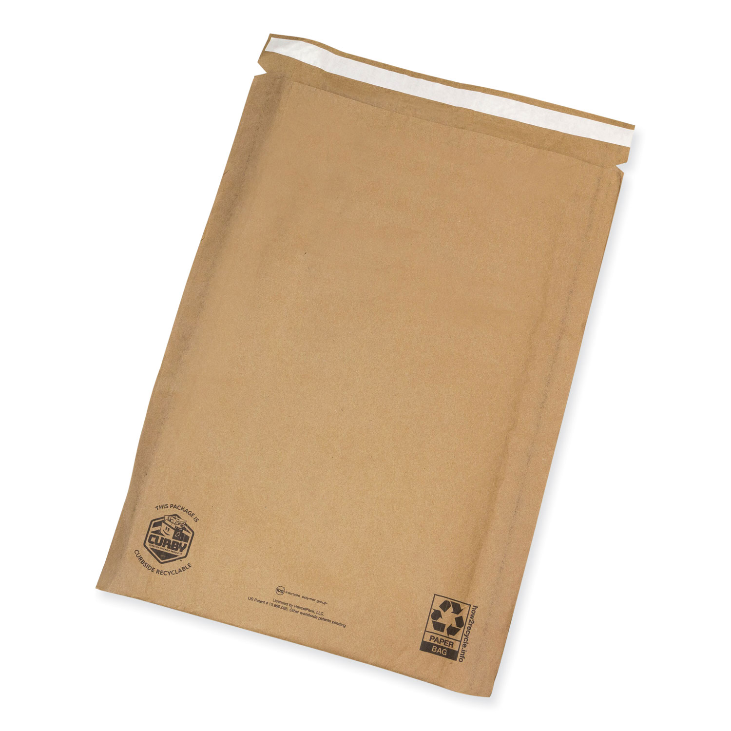 Curby Mailer Self-Sealing Recyclable Mailer, Paper Padding, Self ...