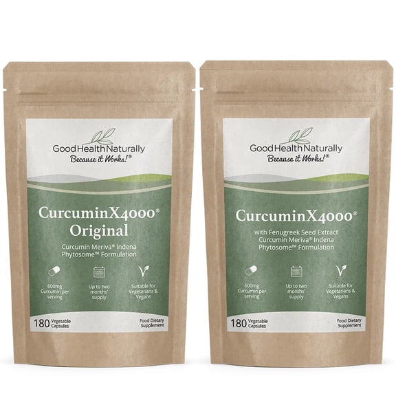 CurcuminX4000 with Fenugreek | Herbal Supplement - Refill Pouch
