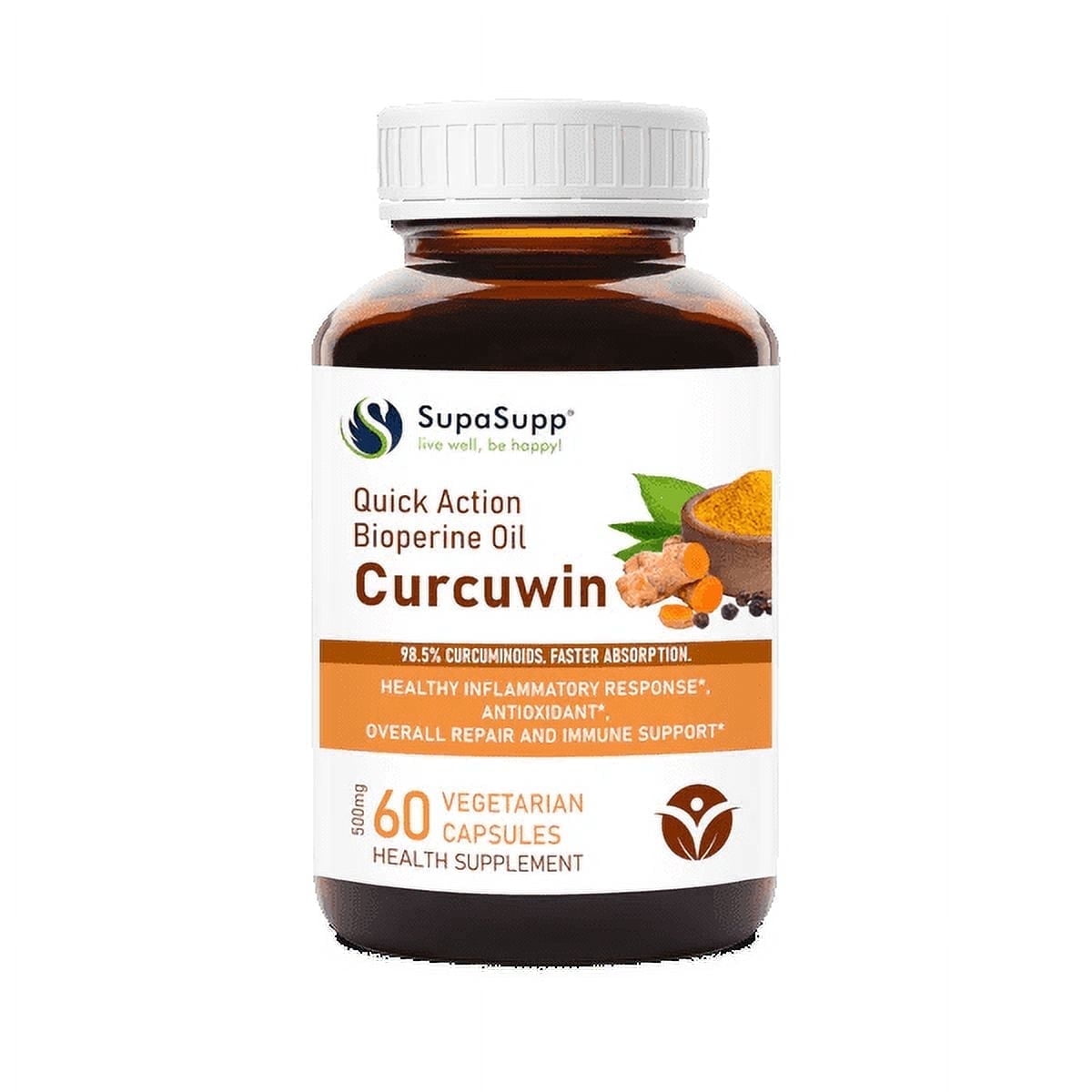 Sri Sri Tattva Bioperine Oil & Curcuwin Immune Support Capsules, 60 ...