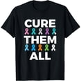 thumbnail image 1 of Cure All Cancer Awareness Ribbons T-Shirt, 1 of 4