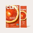 thumbnail image 1 of Cure Hydration Plant Based Electrolyte Mix | Powder for Dehydration Relief | Made with Coconut Water | Non-GMO | No Added Sugar | FSA & HSA | Vegan | Box of 8 Packets - Blood Orange, 1 of 6