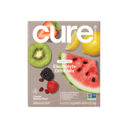 Cure Hydration Variety Pack Coconut Water Electrolyte Drink Mix, 16 Count, FSA and HSA Eligible