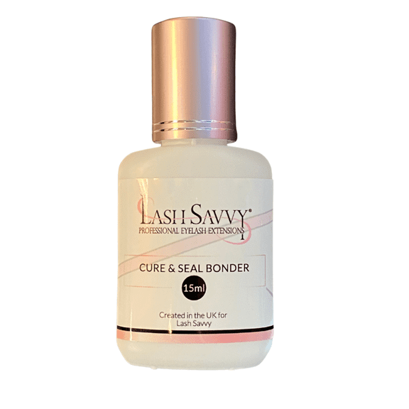 Cure & Seal Bonder (15ml) Long Lasting, Cure Solution Lash Extension Professional Lash Bonder