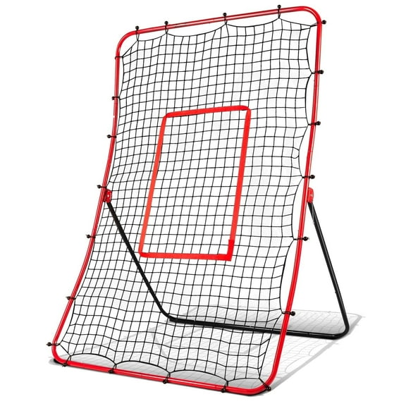 CureCalor Baseball Rebounder Net, Softball Rebounder Pitchback Net, 5 Angles Adjustable for All Players