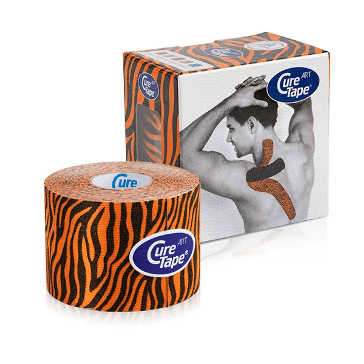 CureTape Art Kinesiology Tape: 2 in. x 16.5 ft. (Tiger)