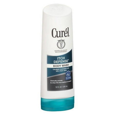 Curel Itch Defense Body Wash, For Dry Skin, 10 oz, 3 Pack
