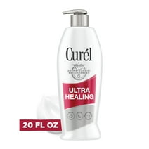 Curel Ultra Healing Intensive Fragrance-Free Lotion For Extra-Dry Skin, Dermatologist Recommended, Ideal for Sensitive Skin, Cruelty Free, Paraben Free 20 Oz