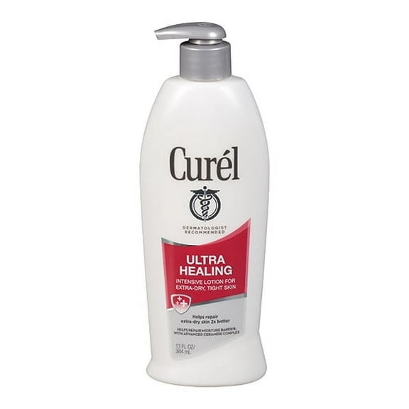 Curel Ultra Healing Intensive Moisturizing Lotion For Extra Dry Skin, 13 Oz, 2 Pack