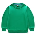thumbnail image 1 of Curenmufel Toddler Baby Girls Boys Crewneck Sweatshirt Long Sleeve Birthday Gift(Green,6-12 Months), 1 of 2