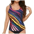 thumbnail image 1 of Curenmufel Women Tankini Top Only - Tummy Control Bathing Suit Top Ribbed Swim Tank No Bottom 2025 (Hot Pink,XXL), 1 of 9