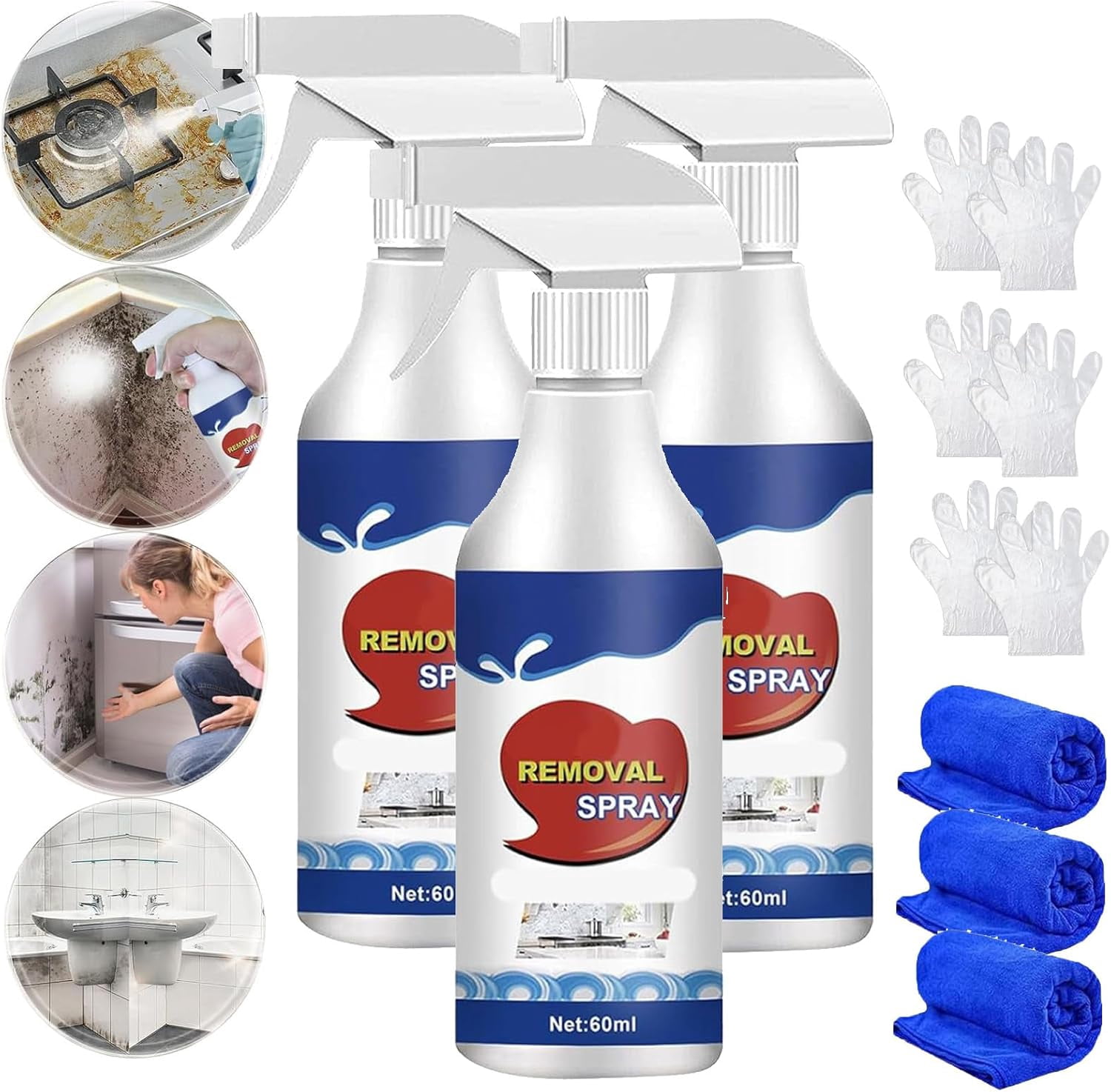 Curewayus Cleaner Foam, Bathroom Descaler Foam Cleaner, All Purpose ...