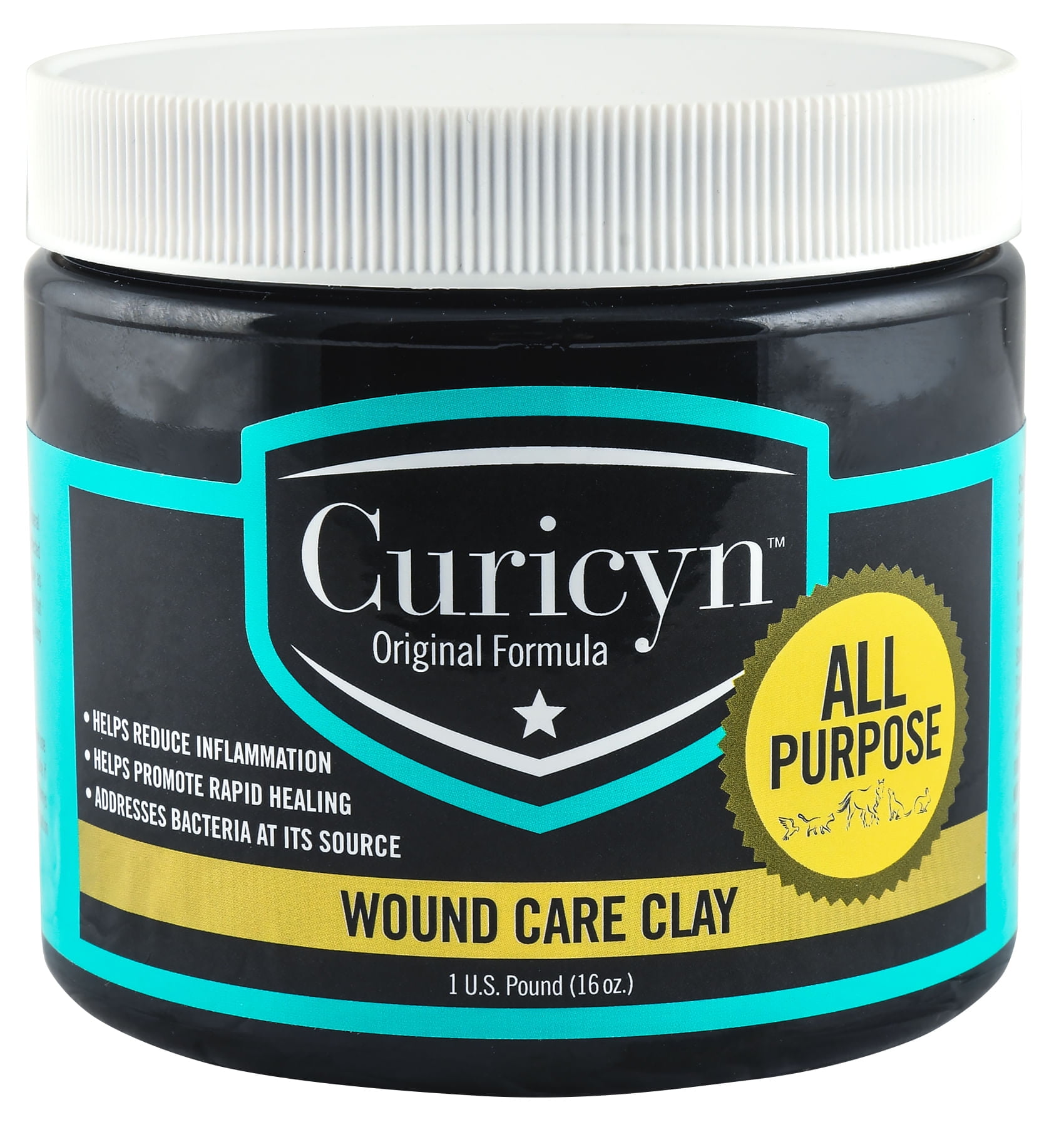 Curicyn Original Wound Care Clay for Horses, Livestock & Companion Pets - 16 oz.