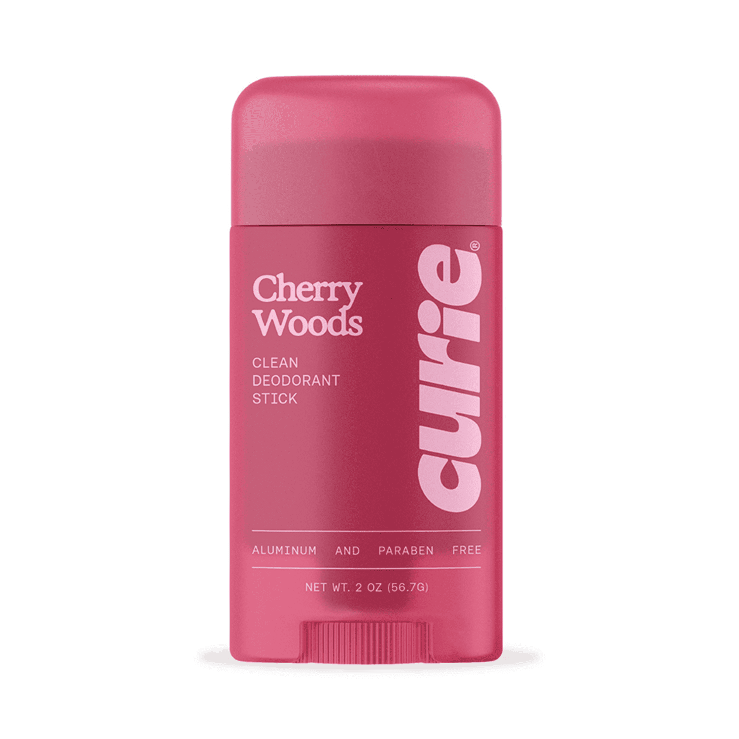 Curie Clean Deodorant Stick, Cherry Woods, Aluminum-Free, for Men