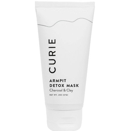 Curie Clay Armpit Deodorant Detox Purifying Mask, Unscented, Unisex, for All Skin Types, 2 oz