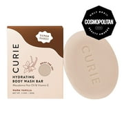 (3 pack) Curie Hydrating Body Wash Bar Soap, Warm Vanilla, for Men and Women, 3.5 oz