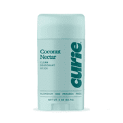 Curie Clean Deodorant Stick, Coconut Nectar, Aluminum-Free, for Men and Women, 2 oz