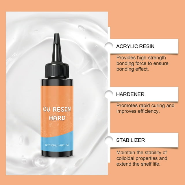 Curing DIY High Transparency Epoxy Resin Curing 50ml Shoe Sole Marine