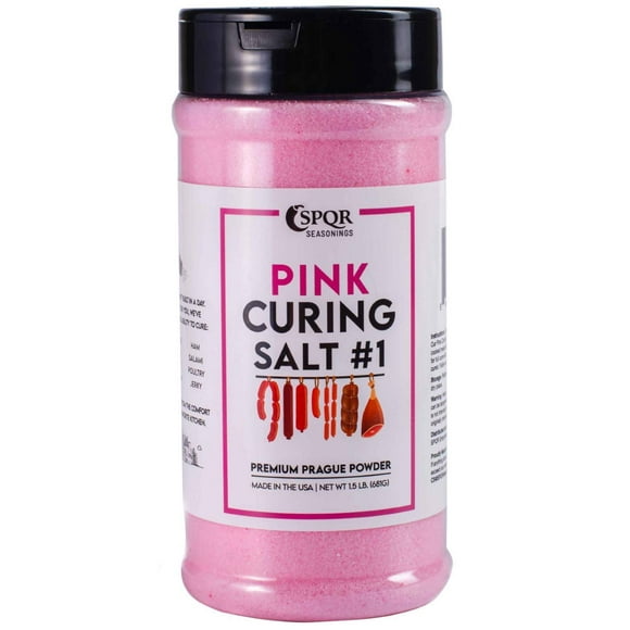 Curing Salt No.1. Quick Cure MDA05Premium Prague Powder XL 1.5 Pound Bottle by SPQR Seasonings