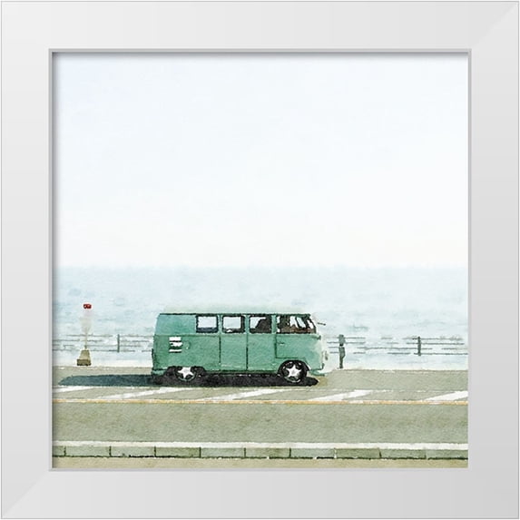 Curinga, Kim 12x12 White Modern Wood Framed Museum Art Print Titled - Vintage Van