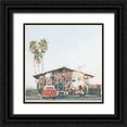 thumbnail image 1 of Curinga, Kim 15x15 Black Ornate Wood Framed with Double Matting Museum Art Print Titled - The Motel, 1 of 4