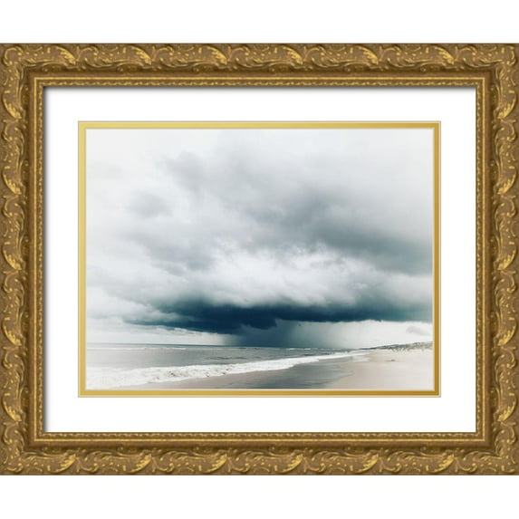 Curinga, Kim 18x15 Gold Ornate Wood Framed with Double Matting Museum Art Print Titled - Bleached Storm II