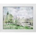 thumbnail image 1 of Curinga, Kim 18x15 White Modern Wood Framed Museum Art Print Titled - Scenic Fence, 1 of 4