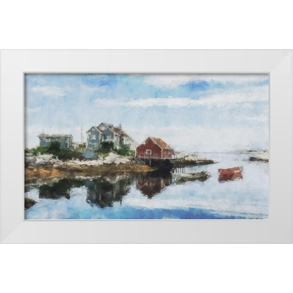 Curinga, Kim 24x16 White Modern Wood Framed Museum Art Print Titled - Lodge Series #7