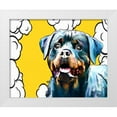 thumbnail image 1 of Curinga, Kim 24x20 White Modern Wood Framed Museum Art Print Titled - Pop Dog III, 1 of 4