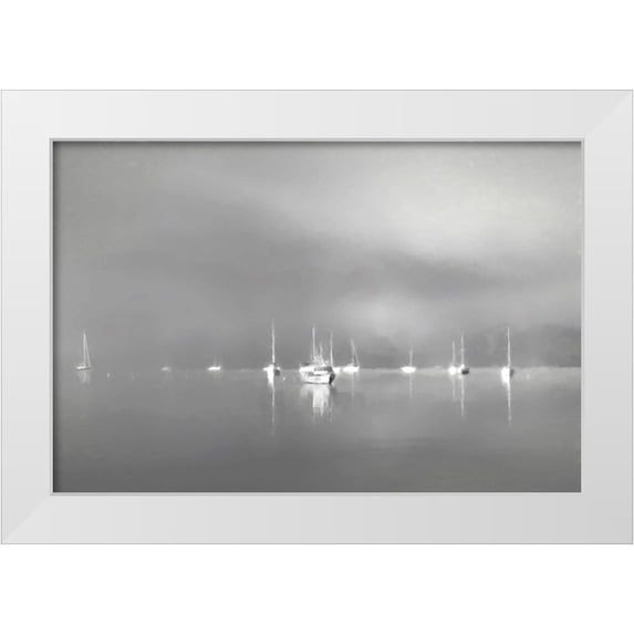 Curinga, Kim 32x23 White Modern Wood Framed Museum Art Print Titled - Curinga Scenes2 I