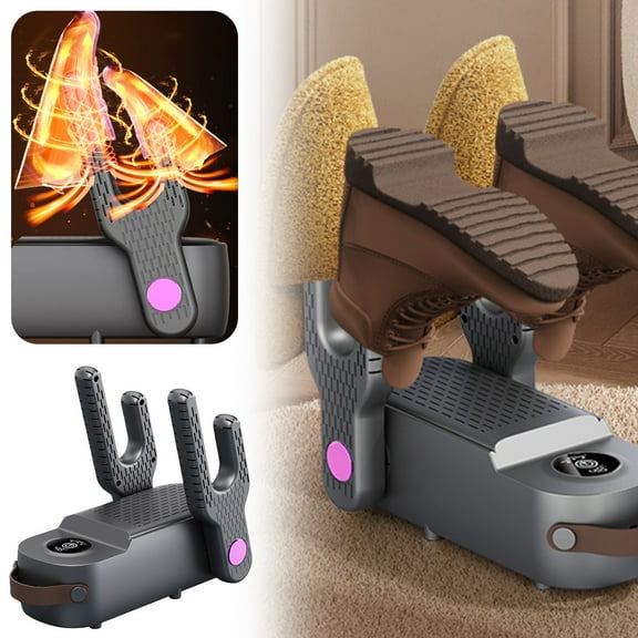 CurioCo Foldable Electric Shoe Dryer Constant Temperature Boot Warmer Quick Dry for Sneakers Boots USB Powered High Efficiency Hot Air Circulation Home Travel