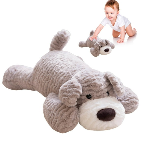 CurioCo Realistic Plush Dog Toy - Lifelike Soft Stuffed Animal for Cuddling, Huggable Anxiety Relief & Emotional Support Companion, Gift for Dog Lovers
