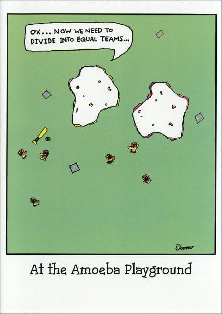 Curiosities Greeting Cards Amoeba Funny / Humorous Birthday Card