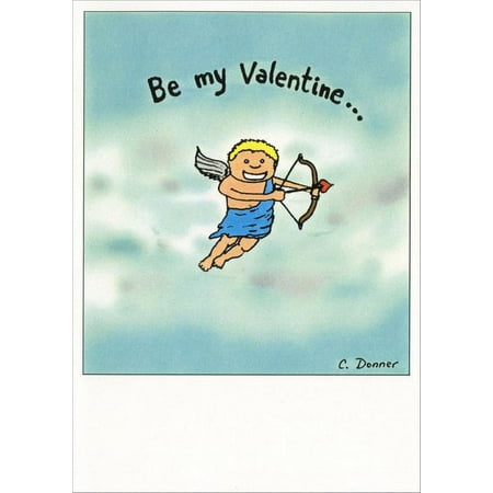 Curiosities Greeting Cards Cupid Swat Funny / Humorous Valentine's Day Card