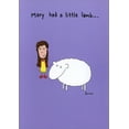 thumbnail image 1 of Curiosities Greeting Cards Little Lamb Funny / Humorous Just for Fun Card, 1 of 2
